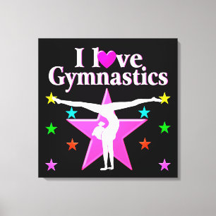 GYMNASTICS FOREVER CANVAS PRINT