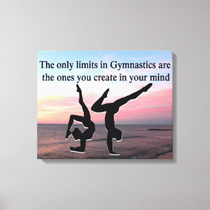 GYMNASTICS FOREVER CANVAS PRINT