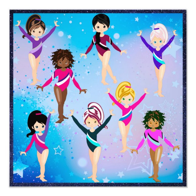 Gymnastics Friends: These Gymnast Look Like Us   Photo Print (Front)