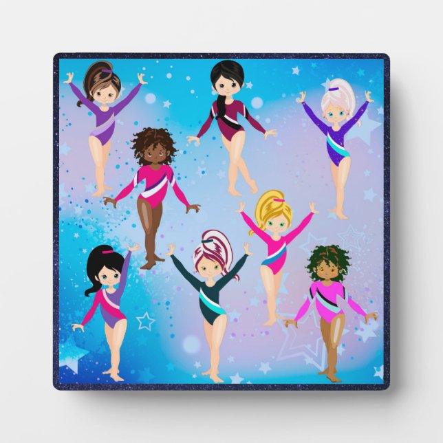 Gymnastics Friends: These Gymnast Look Like Us     Plaque (Front)