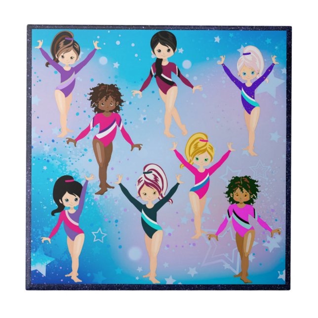 Gymnastics Friends: These Gymnast Look Like Us     Tile (Front)