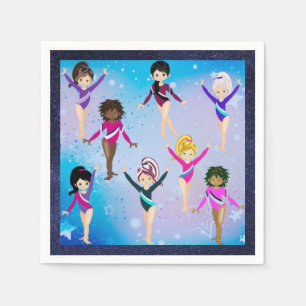Gymnastics Friends: This Gymnast Looks Like Me   Napkin