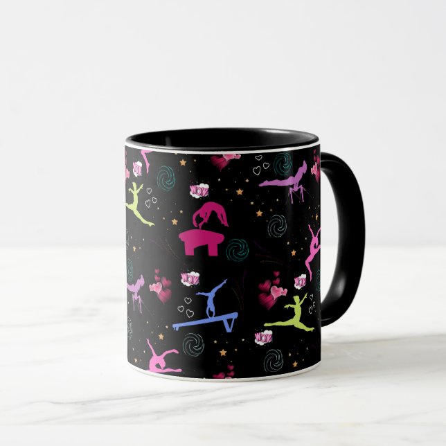Gymnastics Fun Print  Mug (Front Right)