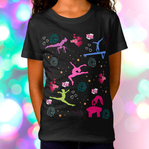 Gymnastics Fun Print T-Shirt