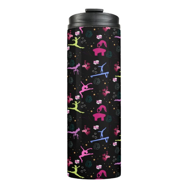 Gymnastics Fun Print   Thermal Tumbler (Front)