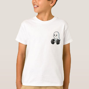 Gymnastics Ghost Weightlifting Kids T-Shirt