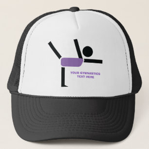 Gymnastics gifts, gymnastics performer custom trucker hat