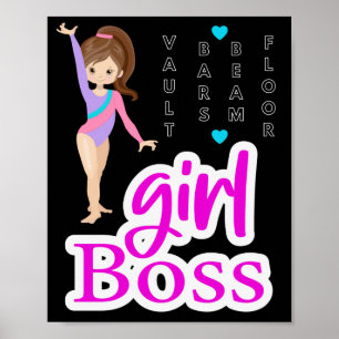 Gymnastics Girl Boss    Poster
