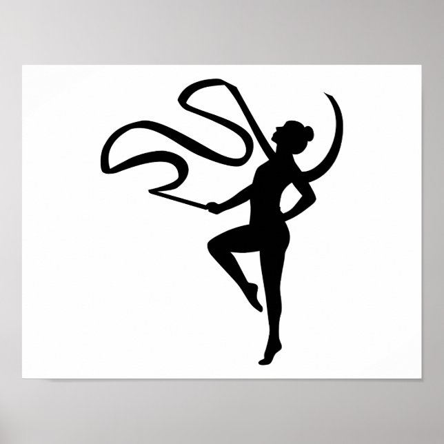 Gymnastics girl poster (Front)