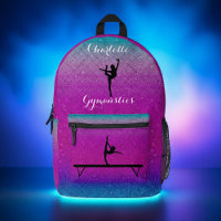 Gymnastics Girl Purple Blue Ombre