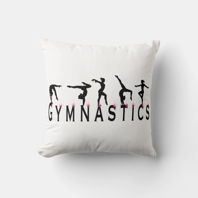 Gymnastics Girls Cushion (Front)
