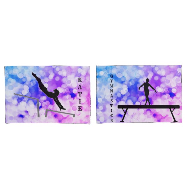 Gymnastics Girls Events Pillowcases (Front-Set)