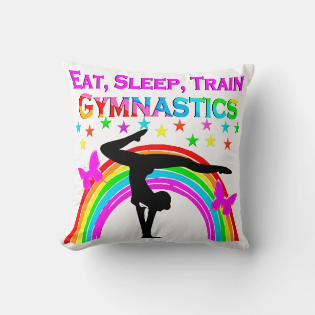 GYMNASTICS GOALS AND DREAMS CUSHION (Front)