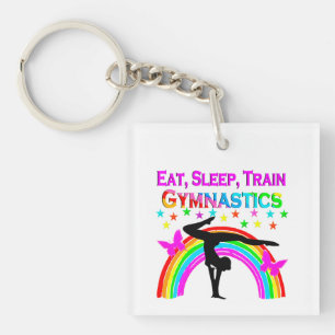 GYMNASTICS GOALS AND DREAMS KEY RING