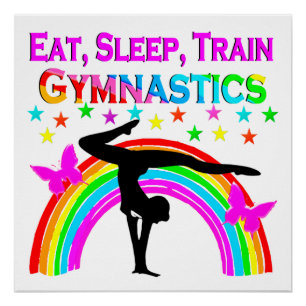 GYMNASTICS GOALS AND DREAMS POSTER