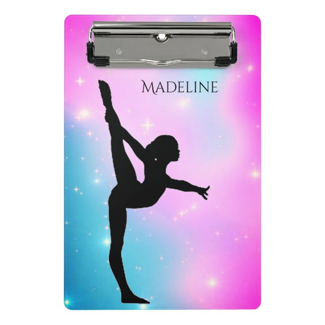 Gymnastics Gradient Mini Clipboard (Front)