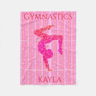 Gymnastics GYMNAST fleece blanket. Blanket