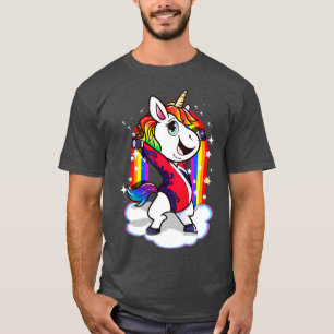 Gymnastics Gymnast Unicorn Cute Girl Mum Coach T-Shirt