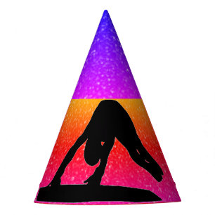 Gymnastics "Happy Birthday" Sparkle Vault Party Hat