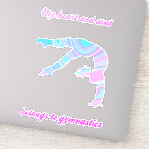 Gymnastics Heart and Soul Stickers