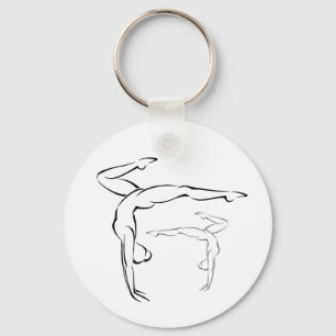 Gymnastics II Key Ring