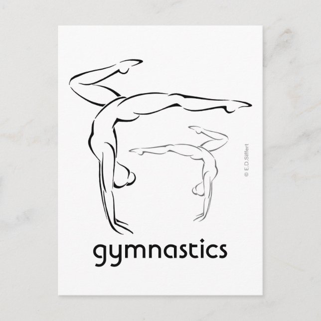 Gymnastics II Postcard (Front)