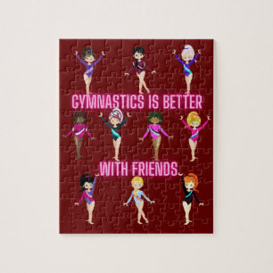 Gymnastics Is Better With Friends Jigsaw Puzzle