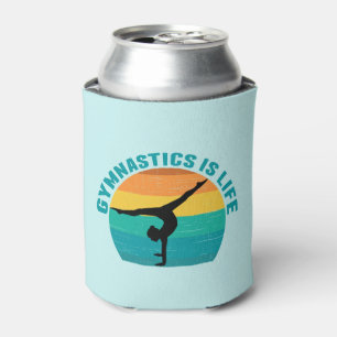 Gymnastics is Life Beautiful Sunset Gymnast Can Cooler