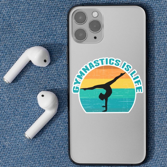 Gymnastics is Life Cool Sunset Gymnast (Creator Uploaded)