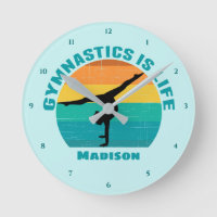 Gymnastics is Life Personalised Sunset Gymnast