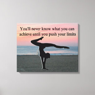GYMNASTICS IS MY LIFE CANVAS PRINT