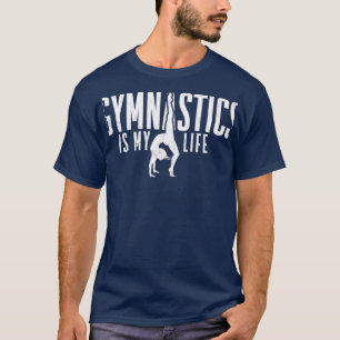 Gymnastics Is My Life Flip Women Gymnast T-Shirt