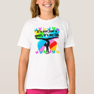 GYMNASTICS IS MY LIFE RAINBOW DESIGN T-Shirt