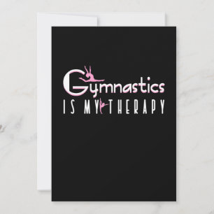 Gymnastics Is My Therapy Invitation