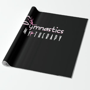 Gymnastics Is My Therapy Wrapping Paper