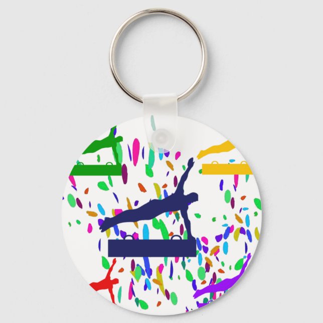 GYMNASTICS KEY RING (Front)