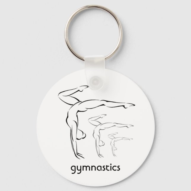 Gymnastics Key Ring (Front)