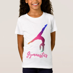 Gymnastics Kickover Pastel Pink Purple Blue  T-Shirt
