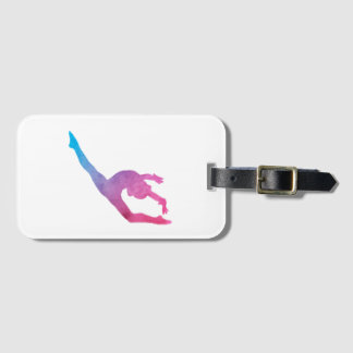 Gymnastics Leap Luggage Tag
