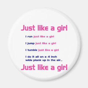 Gymnastics Like a Girl Magnet