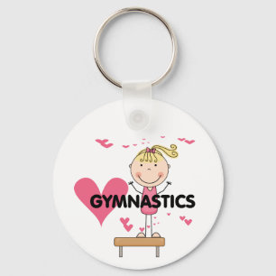 GYMNASTICS - Love Gymnastics Tshirts and Gifts Key Ring