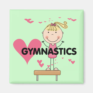 GYMNASTICS - Love Gymnastics Tshirts and Gifts Magnet