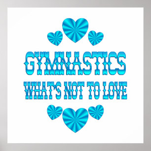 GYMNASTICS LOVE POSTER