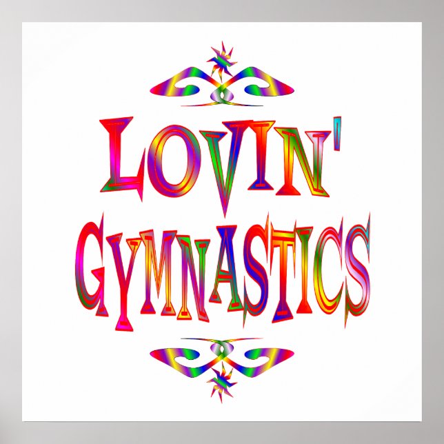 Gymnastics Lover Poster (Front)