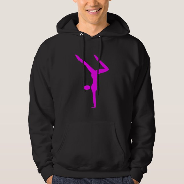 Gymnastics - Magenta Hoodie (Front)