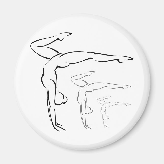 Gymnastics Magnet (Front)