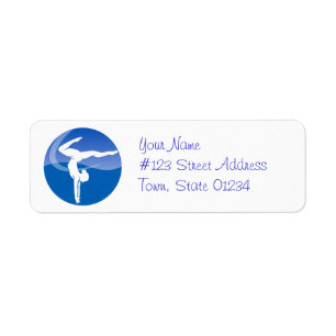 Gymnastics Mailing Labels