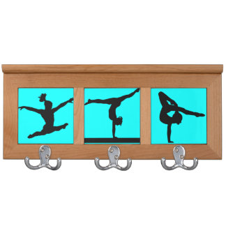 Gymnastics medal display coat racks