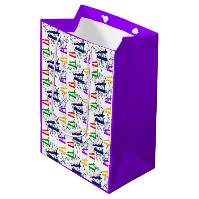 GYMNASTICS    MEDIUM GIFT BAG (Front Angled)