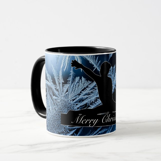 Gymnastics "Merry Christmas" Frozen   Mug (Front Left)
